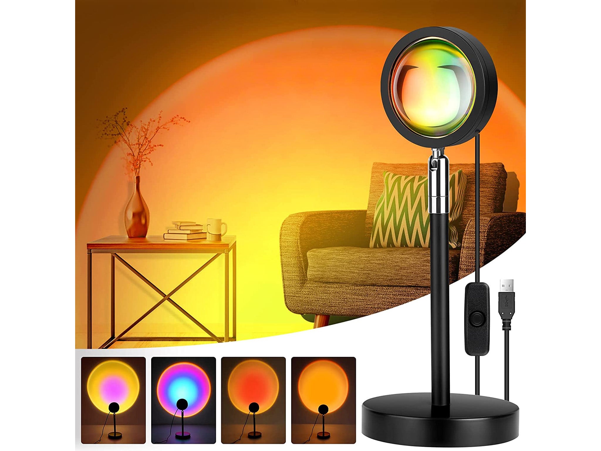 TikTok viral sunset lamps to buy from Amazon and Urban Outfitters